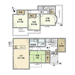 美しが丘戸建の物件間取画像